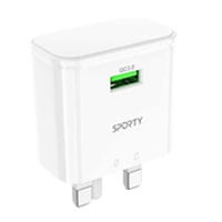 Sporty Single-Port Wall Charger